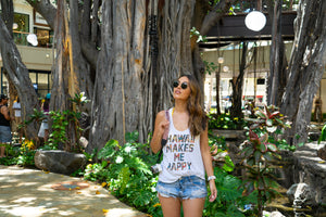 comfortable tank top 100% cotton from Hawaii